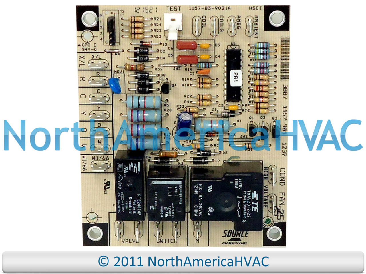 OEM York Coleman Luxaire Source 1 HP Defrost Control Board 